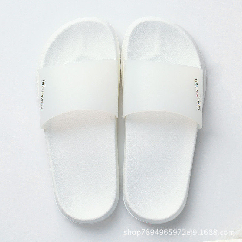 White Soft Bathroom Slippers , Indoor 